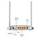 مودم روتر ADSL2 Plus بی‌سیم N300 تی پی-لینک مدل TD-W8961N